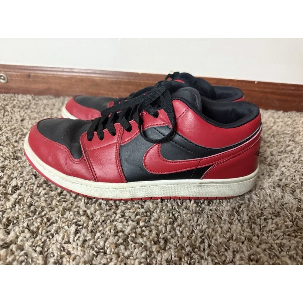 Nike Air Jordan 1 Low Reverse Bred Men's Size 10 553588 606